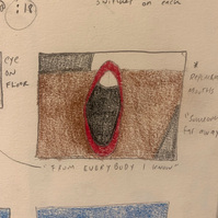 Ade Music video Ambivert storyboard. Behind the scenes from Oliver Levine animation