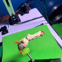 Stop Motion animation puppet from Oliver Levine animation. 