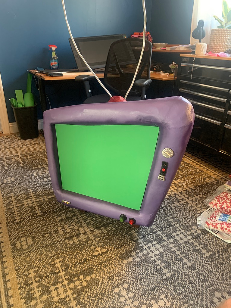 Ade Music video Ambivert. Behind the scenes from Oliver Levine animation. Paper cutout puppets. Purple tv tiktok
