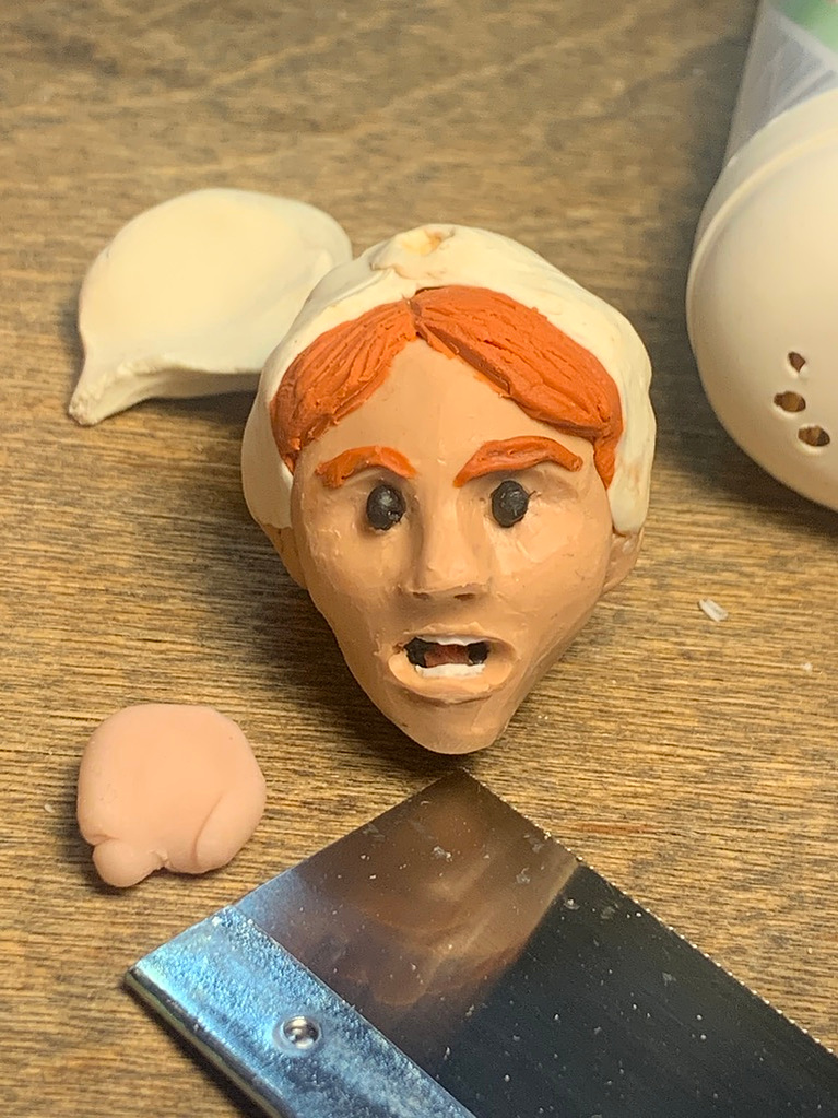 Stop Motion animation puppet from Oliver Levine animation. 