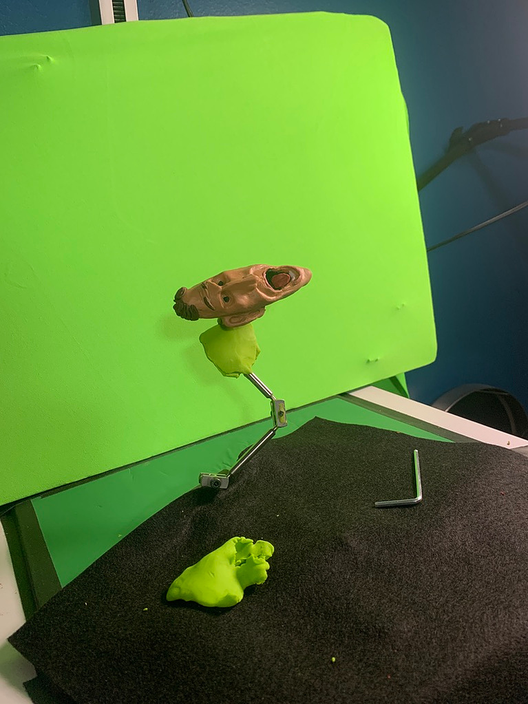 Stop Motion animation puppet from Oliver Levine animation. 