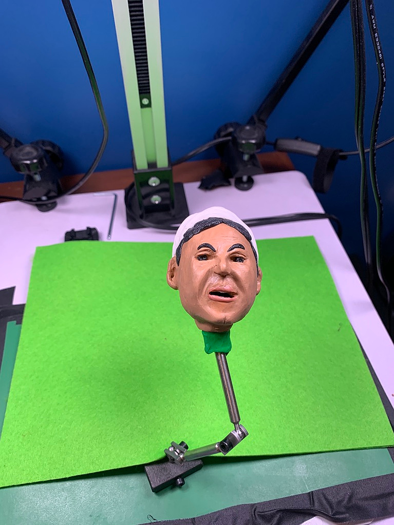 Stop Motion animation puppet from Oliver Levine animation. 