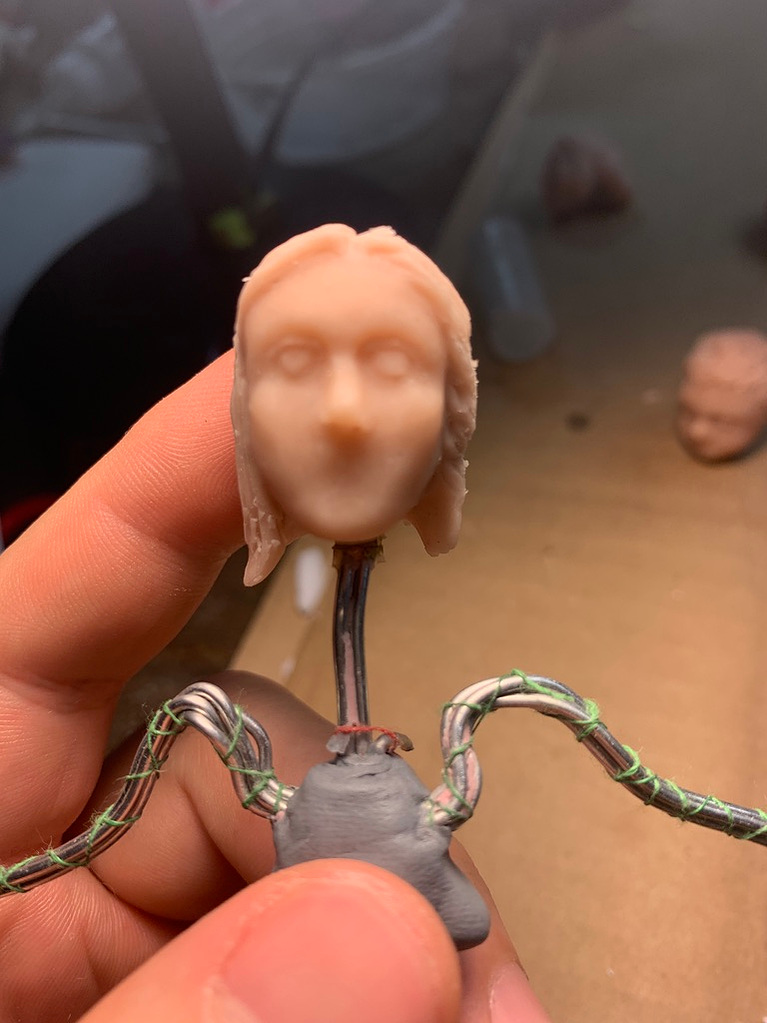 Stop Motion animation puppet from Oliver Levine animation. Zach Dorn animated film Charlotte