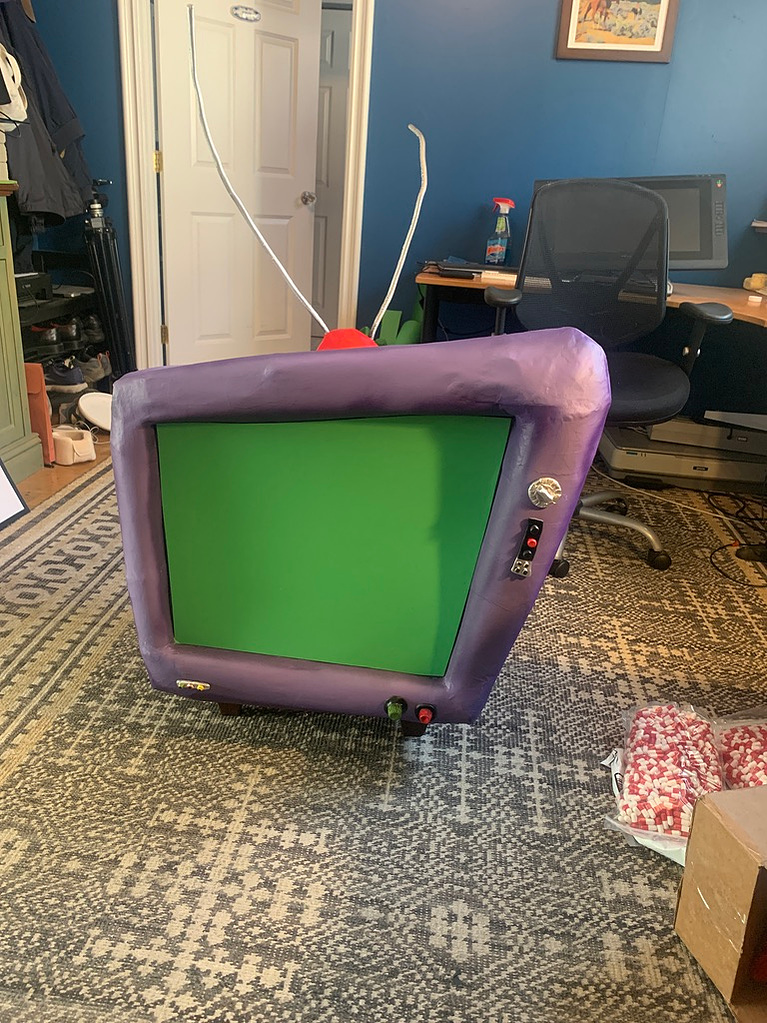 Ade Music video Ambivert. Behind the scenes from Oliver Levine animation. Paper cutout puppets. Purple tv tiktok