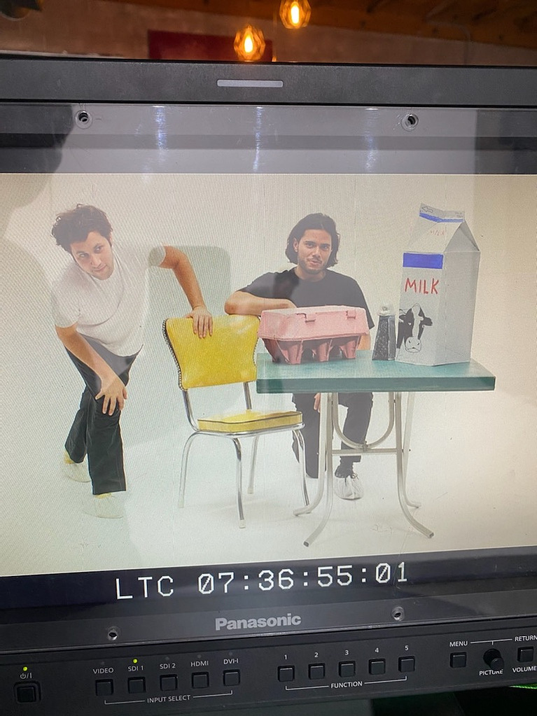 Ade Music video Ambivert. Behind the scenes from Oliver Levine animation