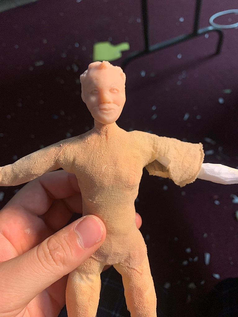 Stop Motion animation puppet from Oliver Levine animation