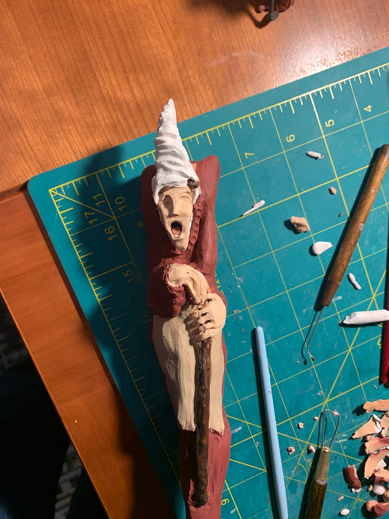 Stop Motion animation puppet from Oliver Levine animation. 