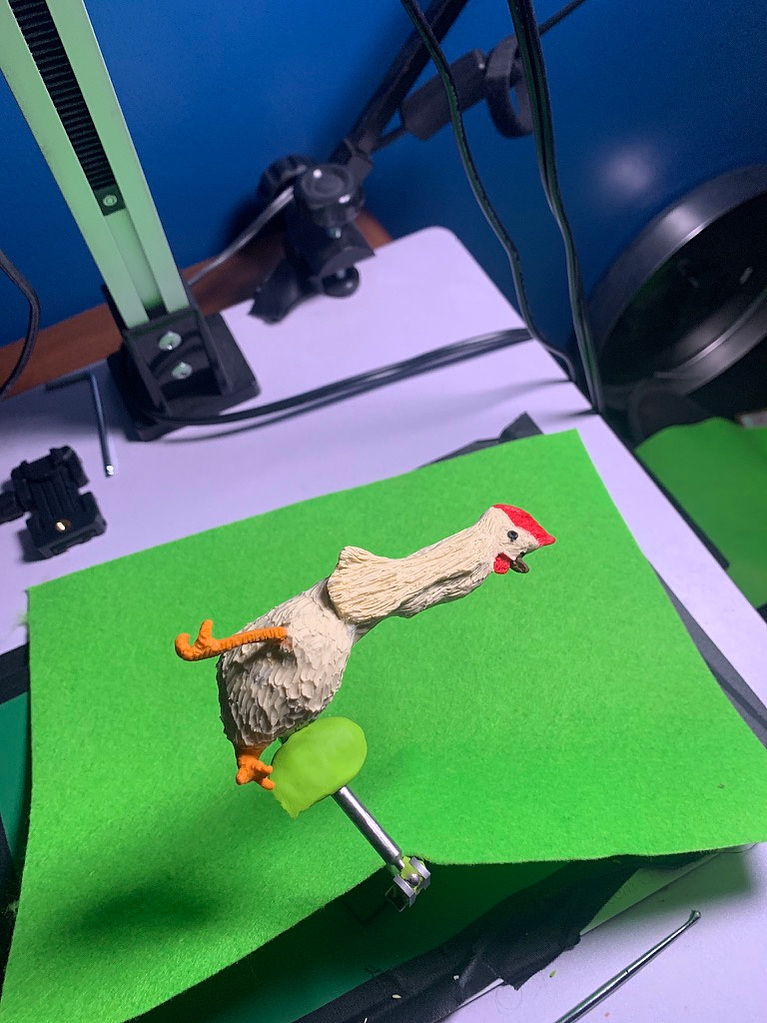 Stop Motion animation puppet from Oliver Levine animation. 