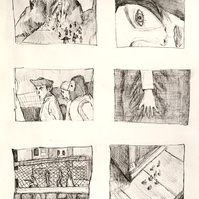 Stop Motion animation storyboard from Oliver Levine animation. 