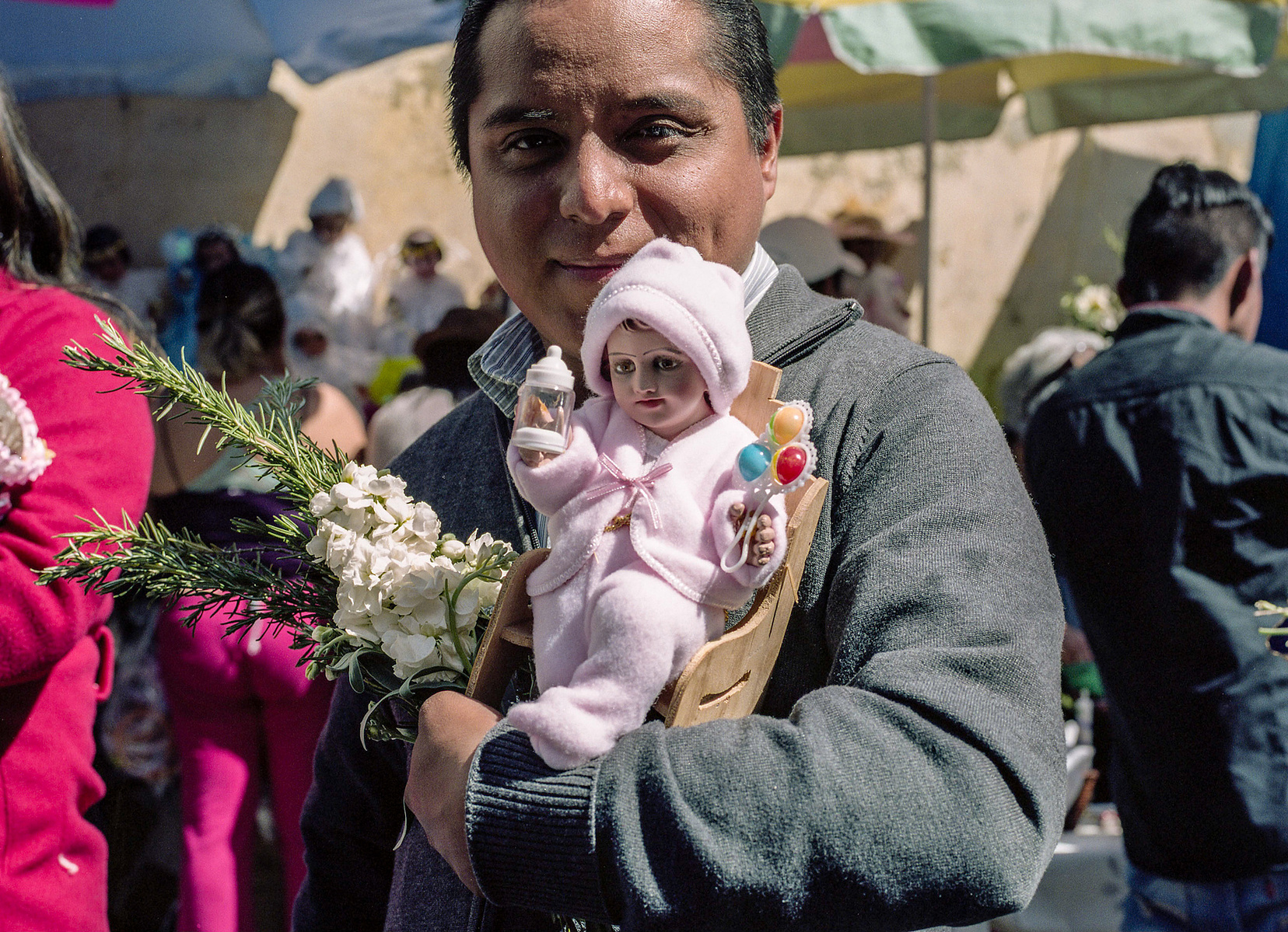 CecCruzS. El niño Jesús en rosa. Puebla, México.
