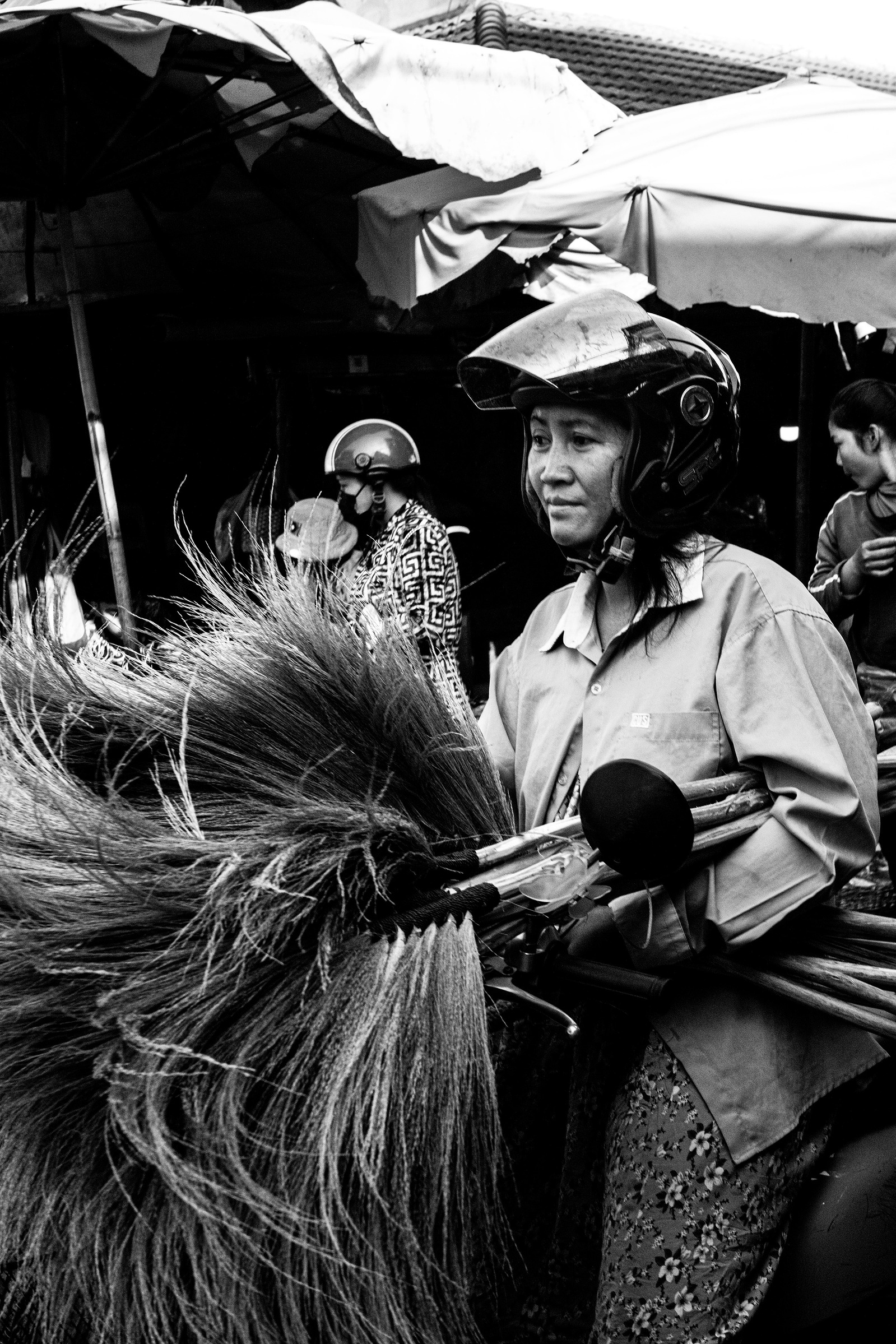 A scene in the a wet market in Siem Reap