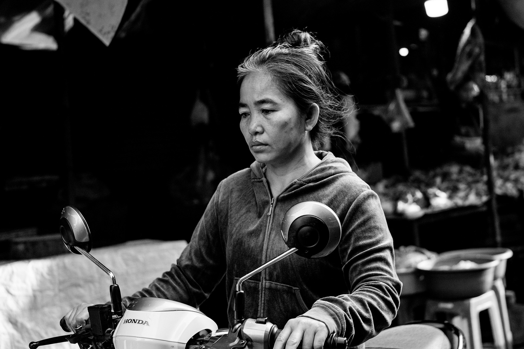 A scene in the a wet market in Siem Reap