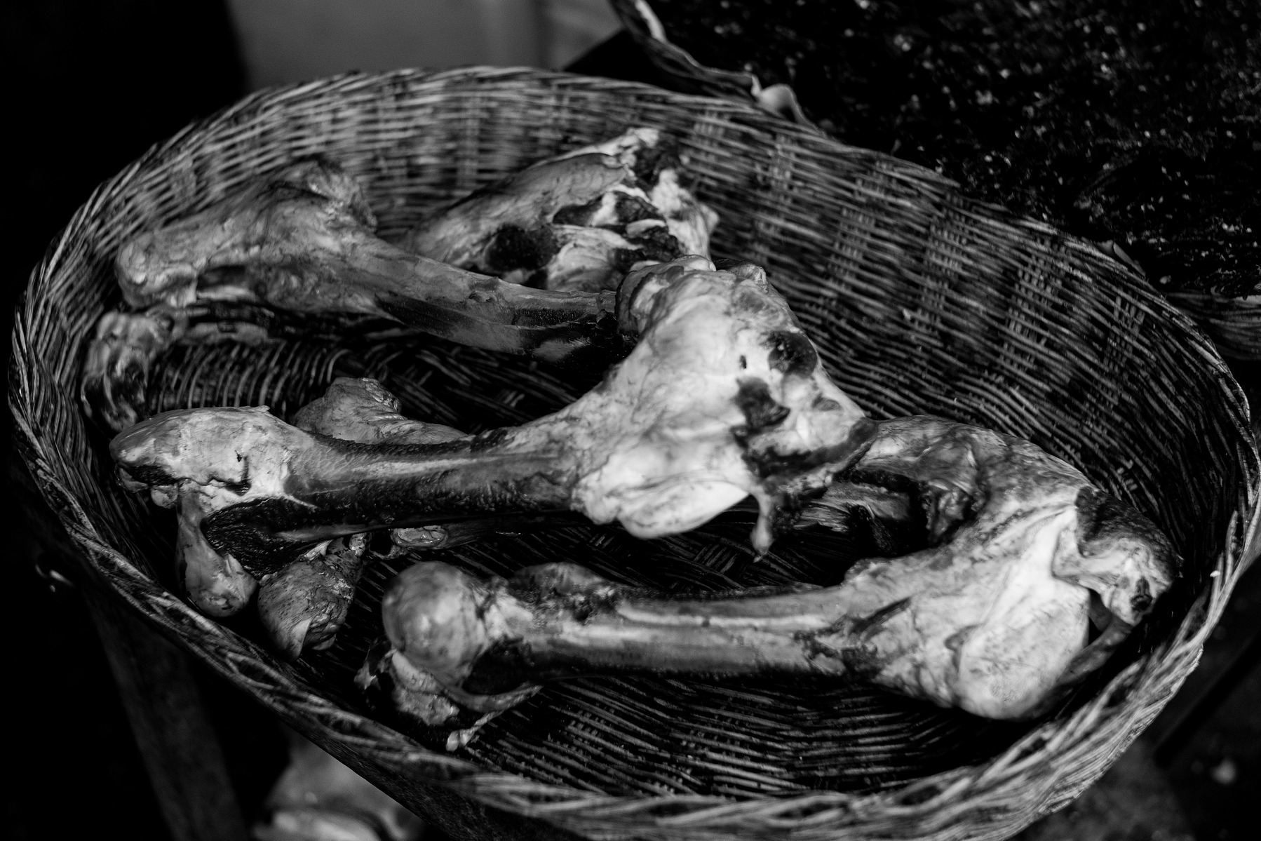 A scene in the a wet market in Siem Reap