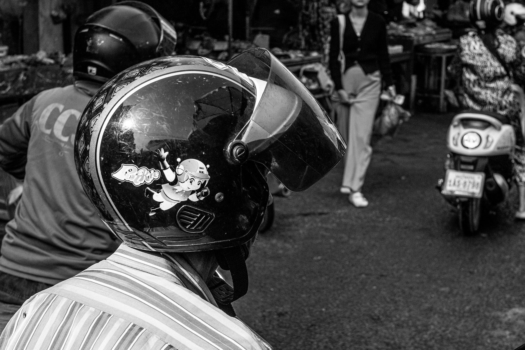 A scene in the a wet market in Siem Reap