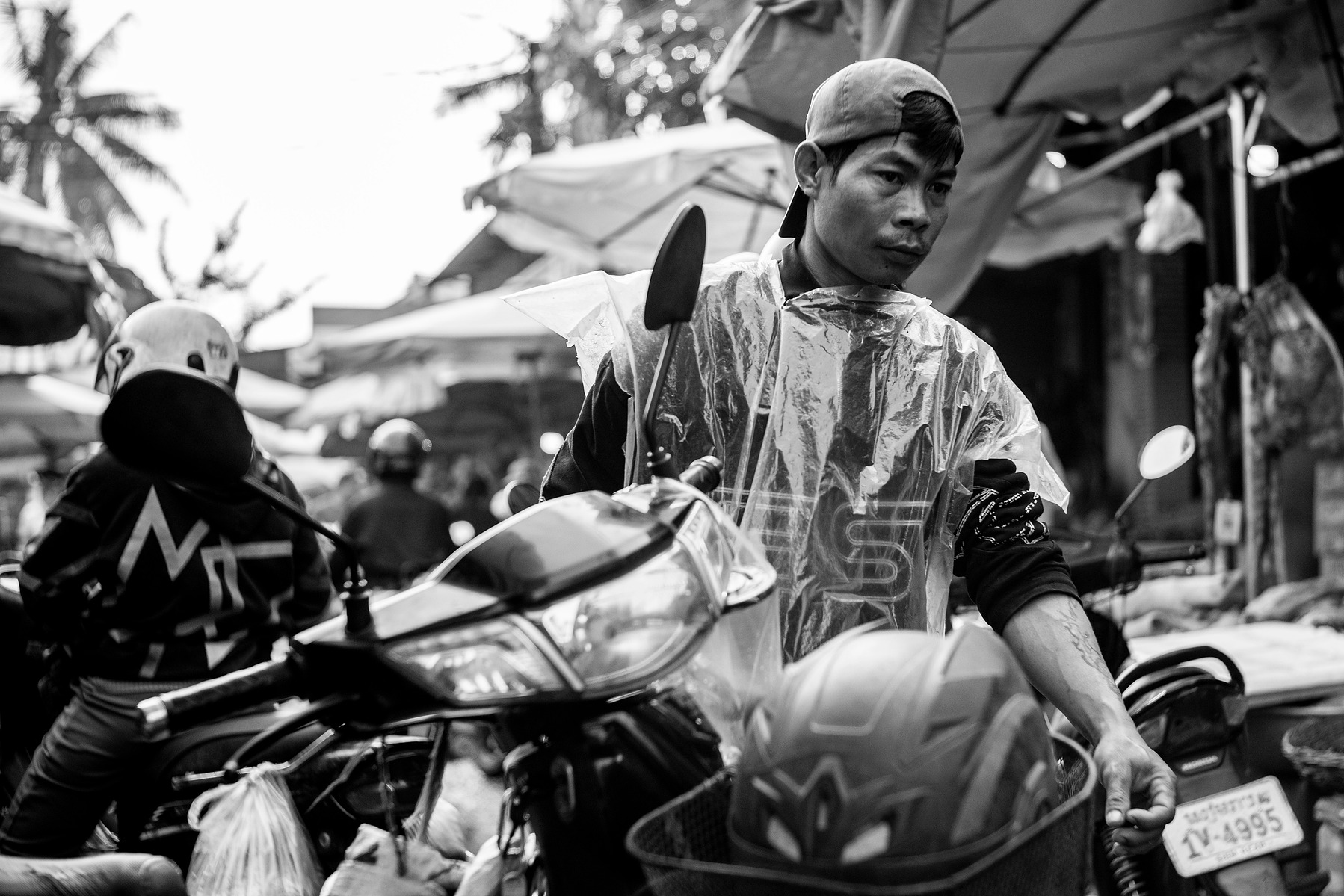 A scene in the a wet market in Siem Reap