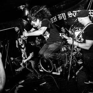 Death by stereo band punk gig