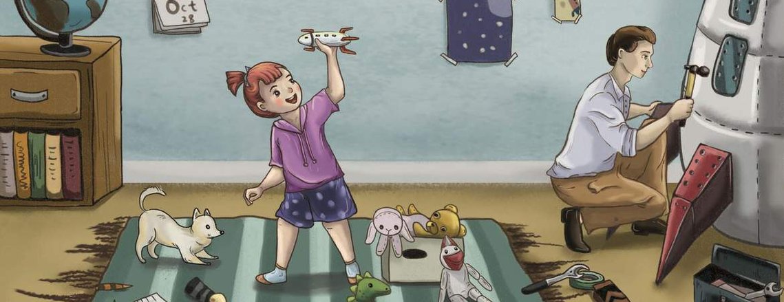 Question: “why they don’t like play toys with me?”     Answer: “While children is playing, adult need to Carved out, adults do things practically”.