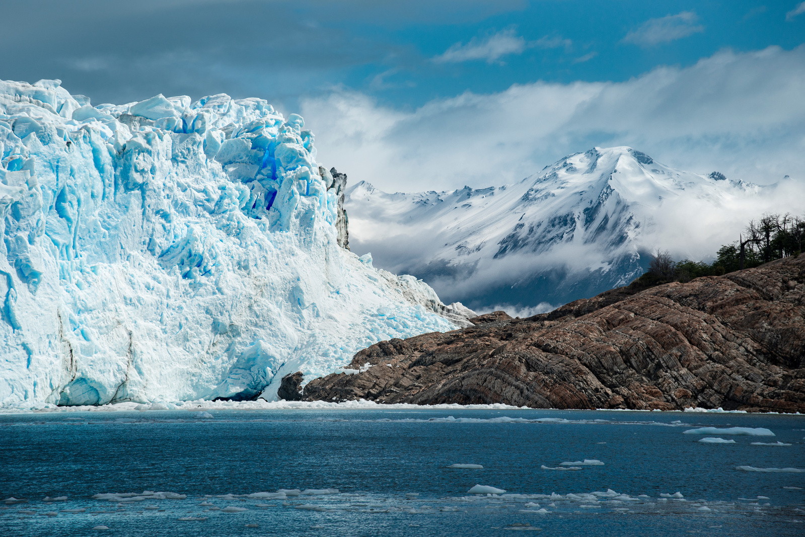 Glacier Spegazzini in El Calafate, Argentina in Patagonia