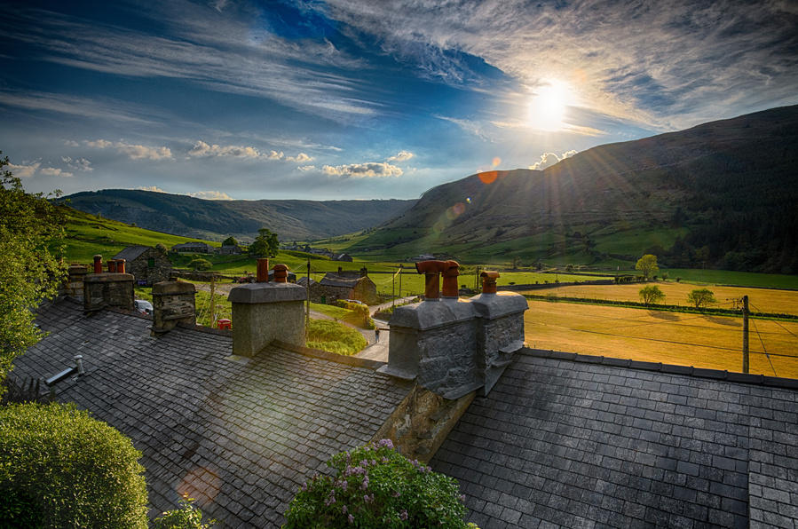 A miner's cottage in Wales, near Betws-y-Coed in Snowdonia National Park