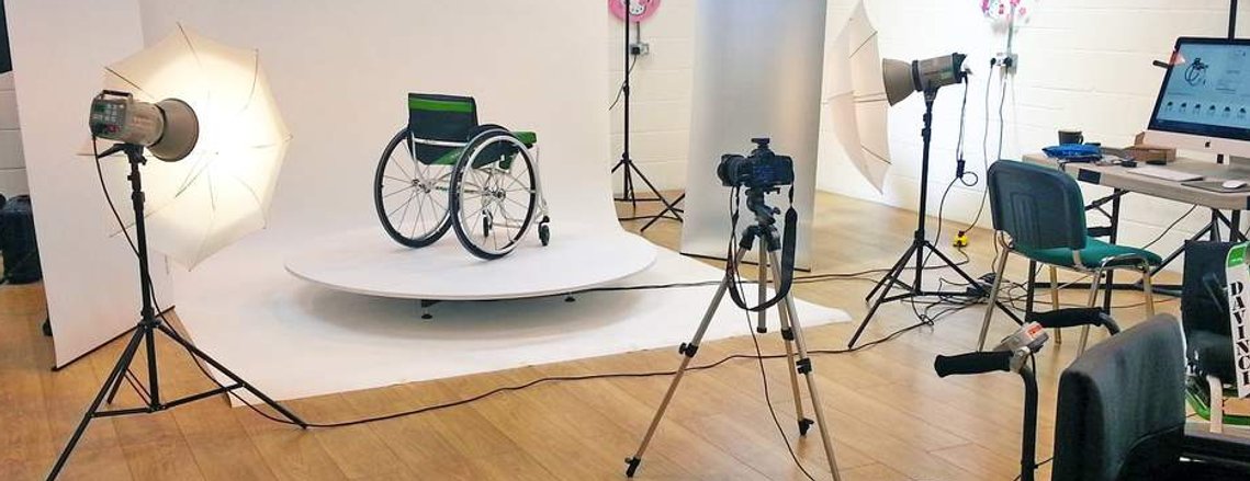 360 degree wheelchair photography