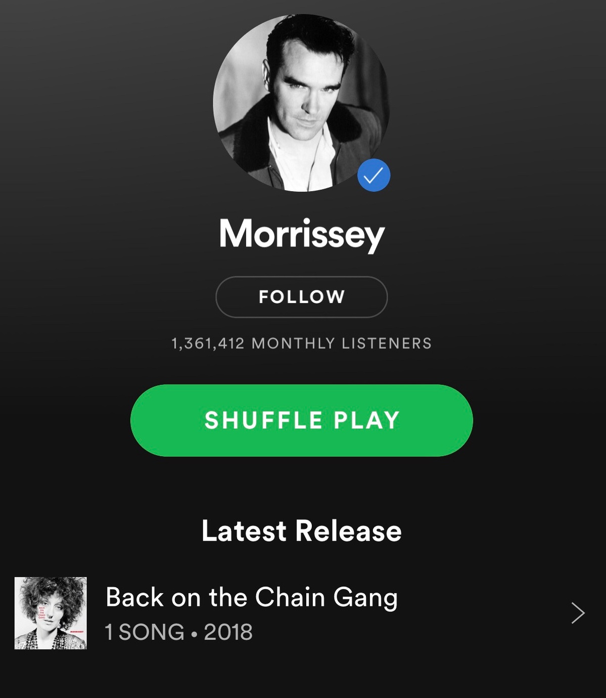 Spotify. - MESSAGES FROM MORRISSEY - MORRISSEY CENTRAL
