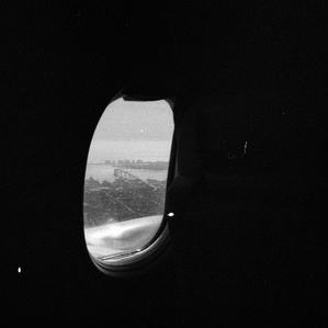 A view of the Coronado bridge from my flight coming back into san Diego. 