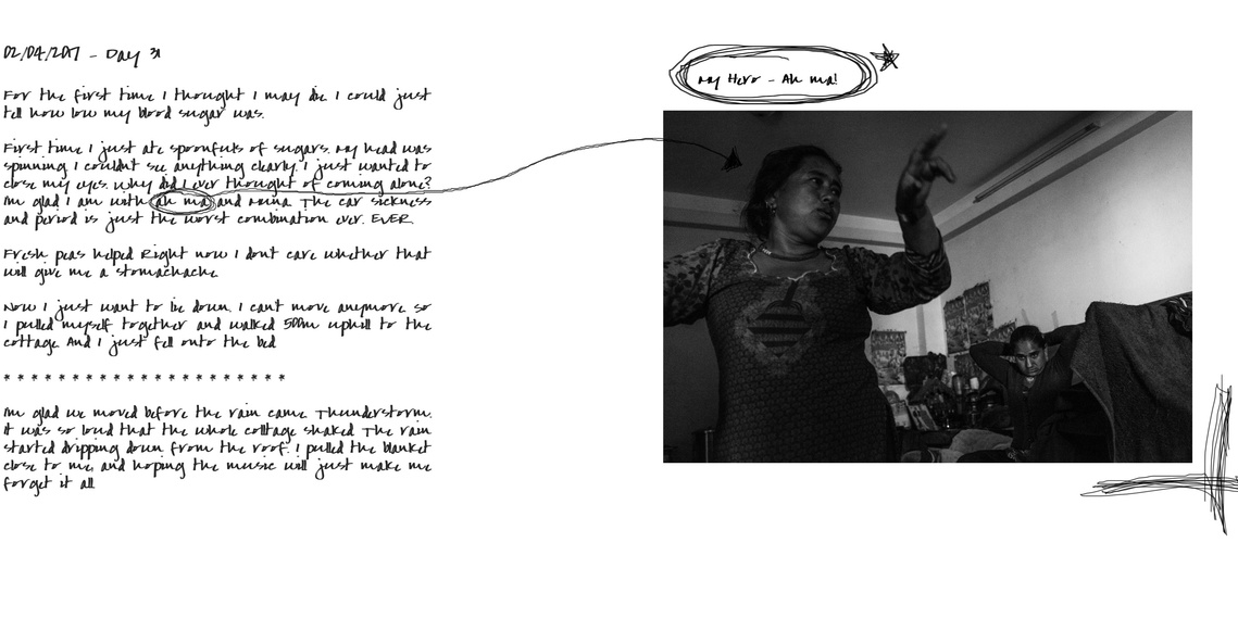 Image and texts excerpts from Journey Home book