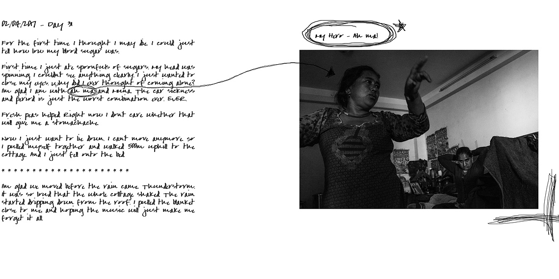 Image and texts excerpts from Journey Home book
