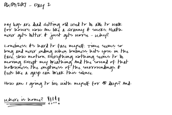 Texts excerpt from Journey Home book