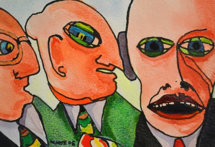 Norma’s Angels, 2006.6.5"x4.5".Mixed Media