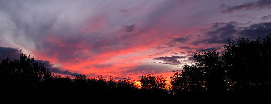Autumn sunset at Peka Peka, New Zealand