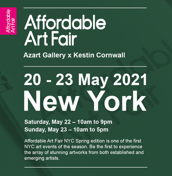 If you're in New York, Affordable Art Fair NYC spring edition is one of the first NYC art events of the season. 