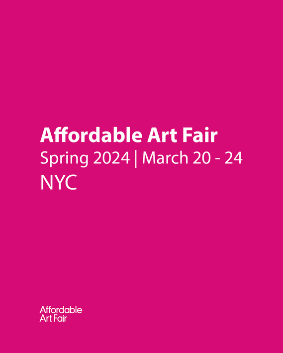 Booth D19 at the Affordable Art Fair in New York