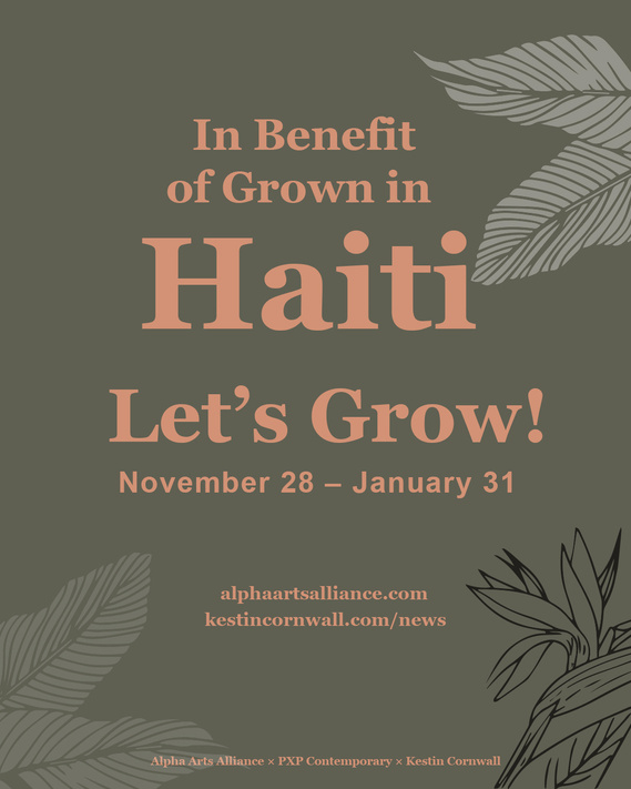 Let's Grow Exhibition poster.
