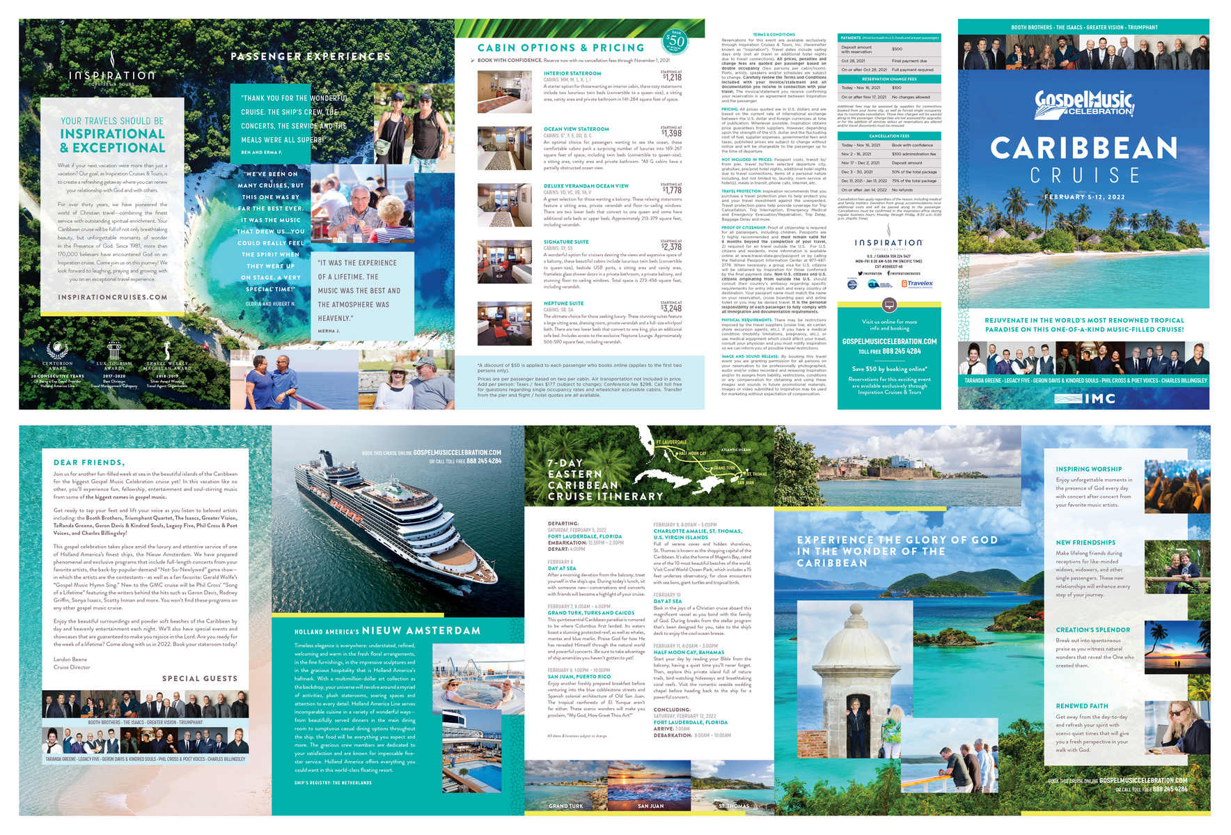 5 panel roll fold brochure