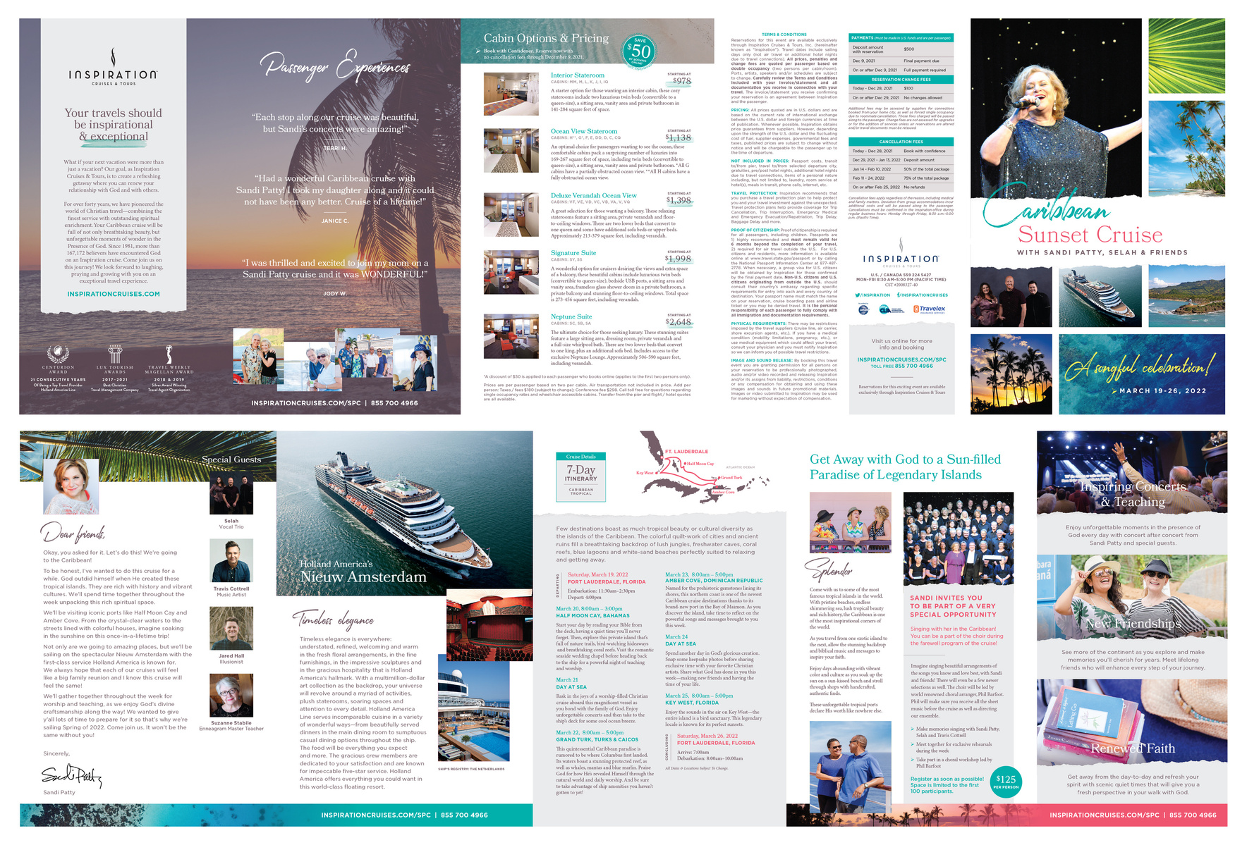 5 panel roll fold brochure