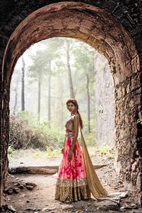 top fashion photographer from mumbai shoot on location with model for designer dimple shroff by ashish gurbani top indian fashion photographer in mumbai and pune india