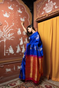 portrait photoshoot of a model for a top saree brand kasat campaign shoot by best fashion photographer based in mumbai santacruz east india