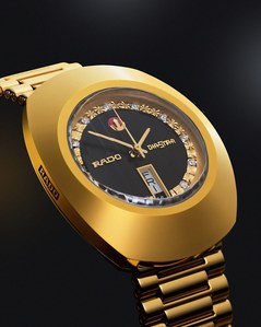 Golden  rado shoot by best watch photographer for a digital brand campaign in Mumbai india