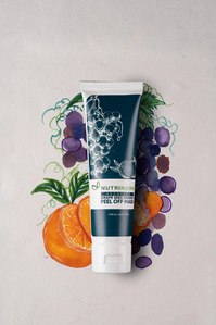 orange and grape flavoured cosmetics face wash gel conceptual painting photoshoot with best still life photographer ashish gurbani based in mumbai india