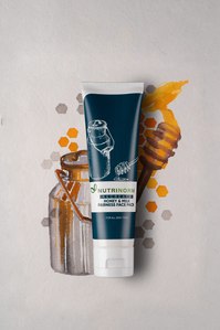 milk and honey flavoured face wash gel natural skincare products concept cosmetics photography b top still life photographer ashish gurbani based in bandra mumbai india