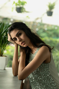 soft portraiture lighting shoot with gorgeous indian model photoshoot by top indian advertising photographer based in mumbai india