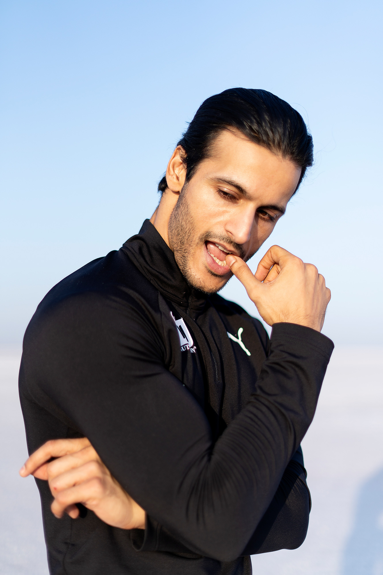 leading male model portrait shoot for best gym brand golds gym shoot with the top fashion photographer based in mumbai india