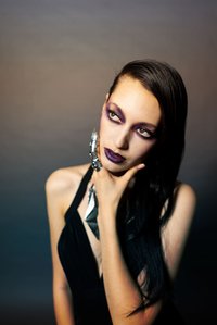 gorgeous international model poses in hi fashion studio shoot by best indian fashion photographer based in mumbai india