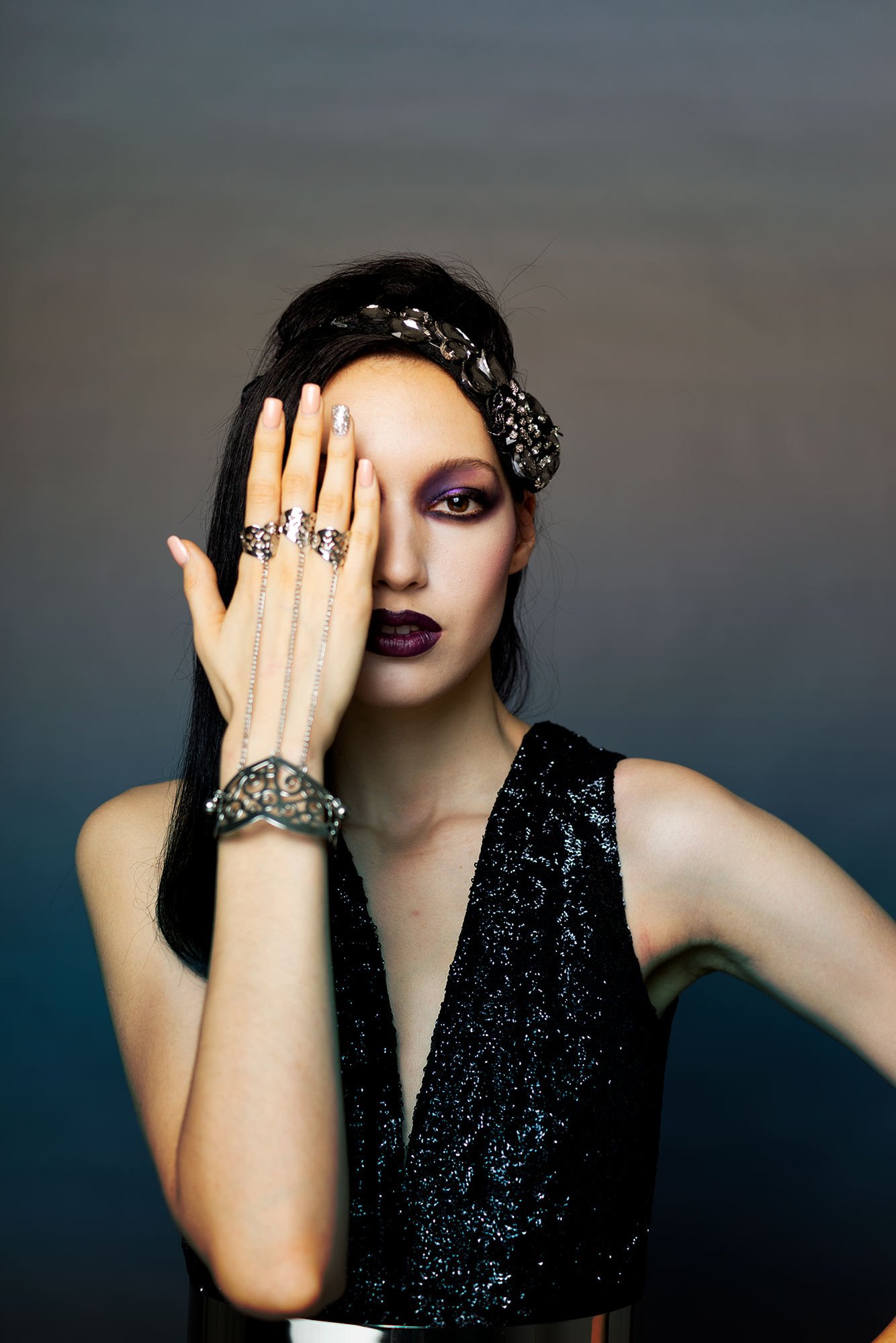 beautiful playful top model fashion photography with concept colour lighting by leading indian fashion photographer based in mumbai india