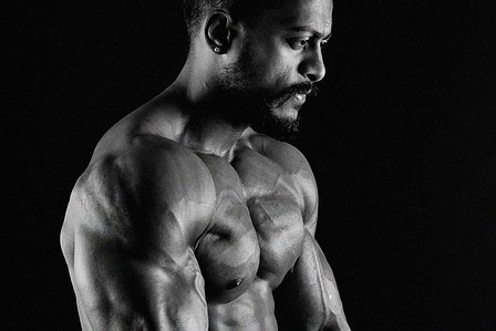 bodybuilder black and white abstract photography shot by best photographer based in mumbai india