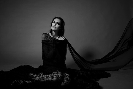 conceptual fabric photography with international model photography by top Indian model photographer
