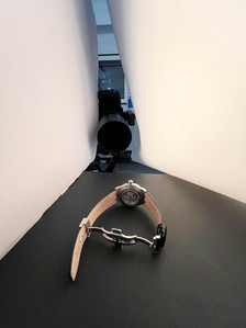 photographing a watch lighting setup in a studio photoshoot by best indian still life photographer specializing in watches