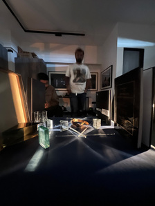 behind the scenes with professional product photographer in pune working on prisms concept for lighting up a watch