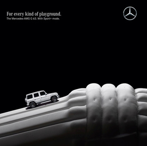 mercedes benz g 63 amg climbing a cricket pad concept photography shoot with top product photographer ashish gurbani based in mumbai india